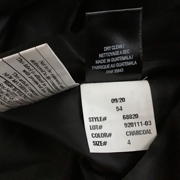 Sam Edelman Coat Double Breasted Gray Wool Blend Peacoat Size 4 - Picture 8 of 8